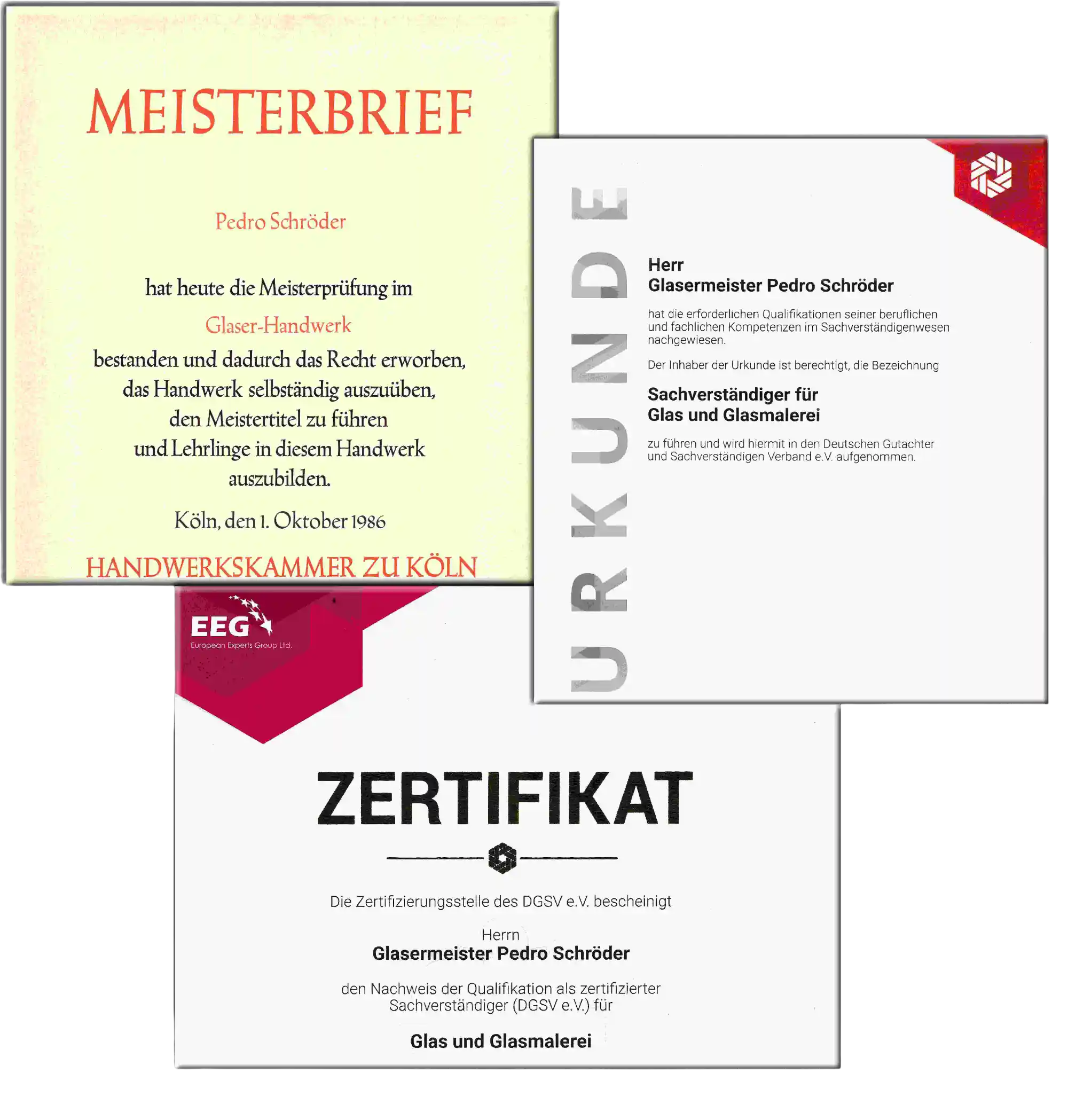 Meisterbrief Glaserhandwerk